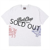 PORKCHOP/MULTI LOGOS TEE 2025（GRAY）［プリントT-25春夏］