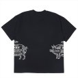 画像2: PORKCHOP/MULTI LOGOS TEE 2025（BLACK）［プリントT-25春夏］ (2)