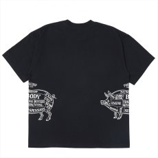 画像2: PORKCHOP/MULTI LOGOS TEE 2025（BLACK）［プリントT-25春夏］ (2)