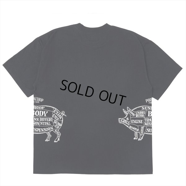 画像2: PORKCHOP/MULTI LOGOS TEE 2025（BLACK）［プリントT-25春夏］