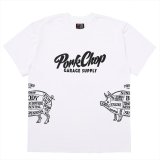PORKCHOP/MULTI LOGOS TEE 2025（WHITE）［プリントT-25春夏］