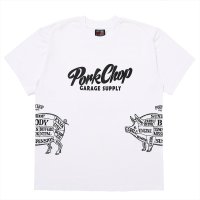 PORKCHOP/MULTI LOGOS TEE 2025（WHITE）［プリントT-25春夏］