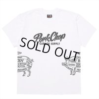 PORKCHOP/MULTI LOGOS TEE 2025（WHITE）［プリントT-25春夏］