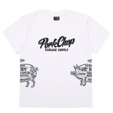 画像1: PORKCHOP/MULTI LOGOS TEE 2025（WHITE）［プリントT-25春夏］ (1)