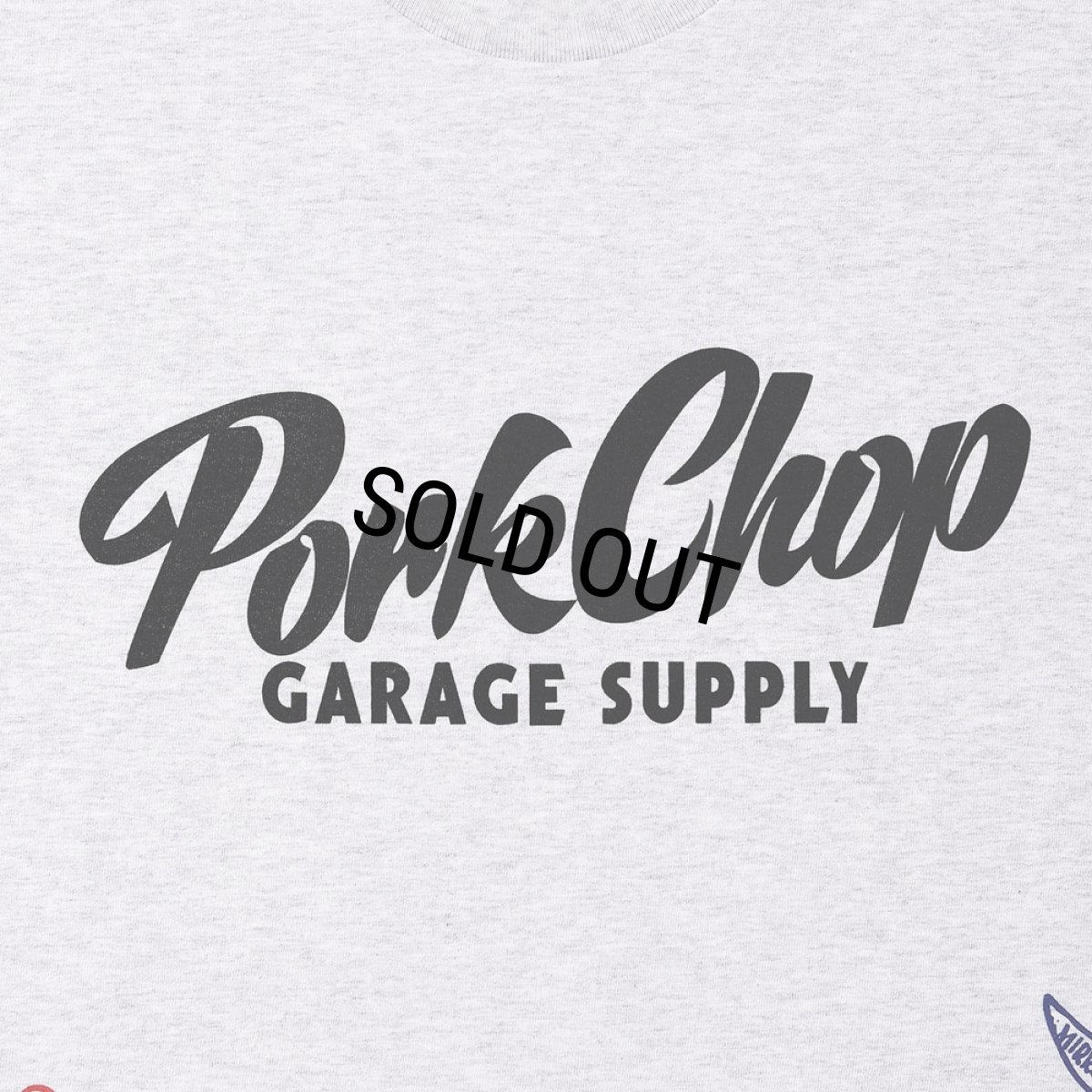 画像3: PORKCHOP/MULTI LOGOS TEE 2025（GRAY）［プリントT-25春夏］ (3)