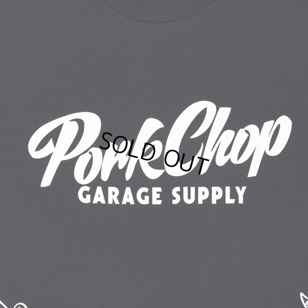 画像3: PORKCHOP/MULTI LOGOS TEE 2025（BLACK）［プリントT-25春夏］