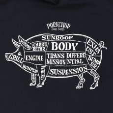 画像4: PORKCHOP/MULTI LOGOS TEE 2025（BLACK）［プリントT-25春夏］ (4)