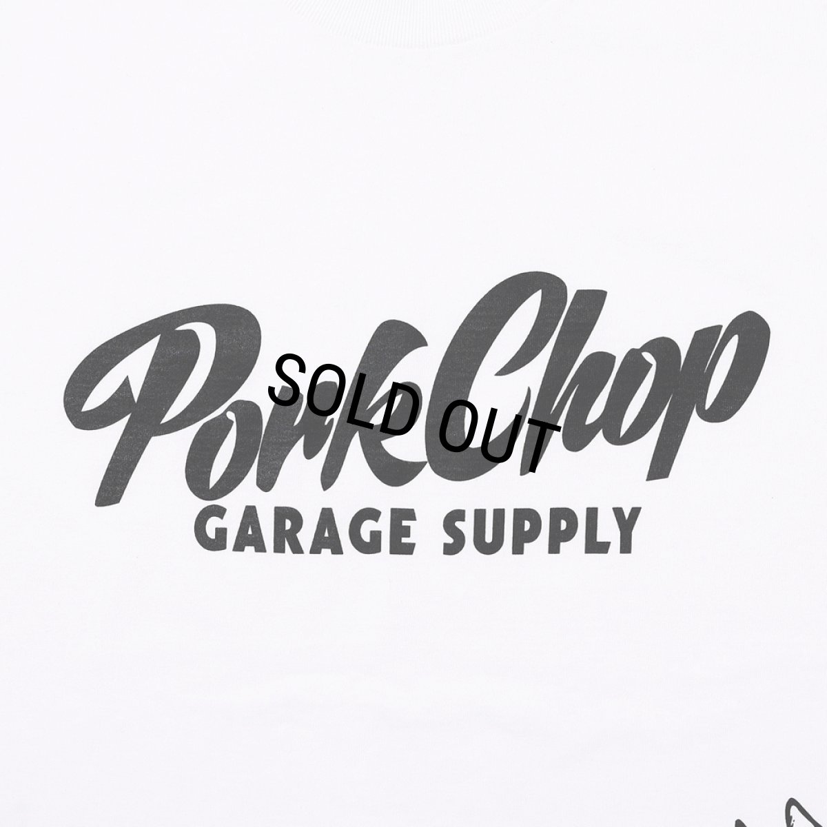 画像3: PORKCHOP/MULTI LOGOS TEE 2025（WHITE）［プリントT-25春夏］ (3)