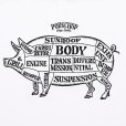 画像4: PORKCHOP/MULTI LOGOS TEE 2025（WHITE）［プリントT-25春夏］ (4)