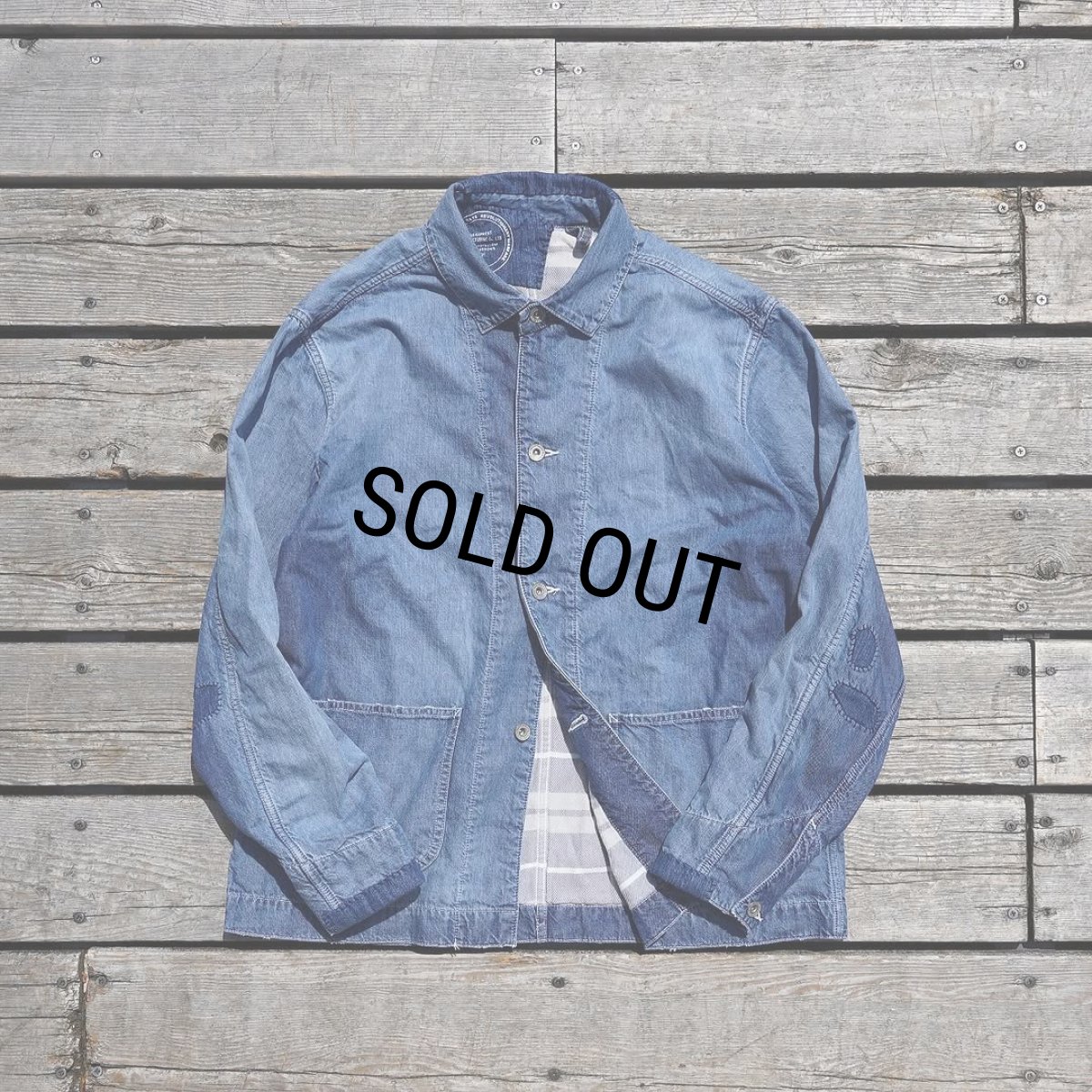 画像10: RATS/40's DENIM COVERALL（INDIGO）［40'sデニムカバーオール-25春夏］ (10)