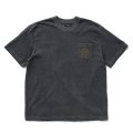 RATS/PIGMENT DYED POCKET TEE（BLACK）［ピグメント染めポケT-25春夏］