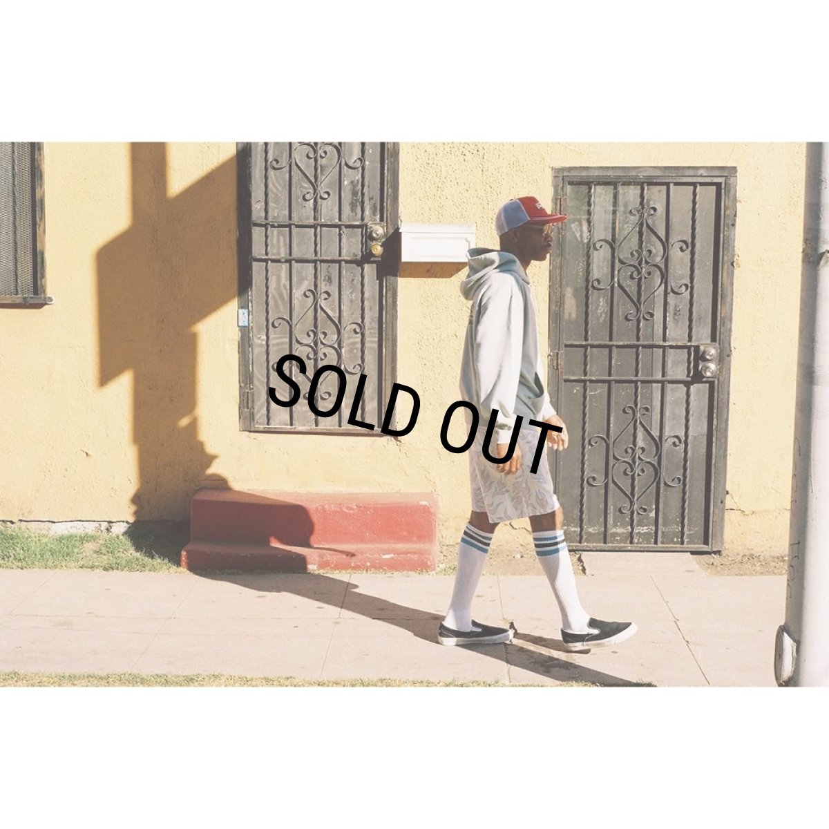 画像2: CHALLENGER/FIRE SHORTS（LT PINK/WHITE）［ファイヤーショーツ-25春夏］ (2)