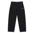 画像1: BlackEyePatch/OE LOGO DOUBLE KNEE DUCK PANTS（BLACK） (1)