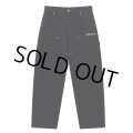 BlackEyePatch/OE LOGO DOUBLE KNEE DUCK PANTS（BLACK）