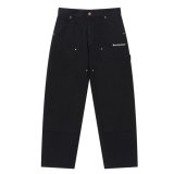 BlackEyePatch/OE LOGO DOUBLE KNEE DUCK PANTS（BLACK）