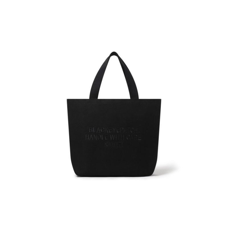 画像2: BlackEyePatch/HWC LABEL TOTE BAG SMALL(BLACK)