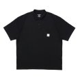 画像1: COOTIE PRODUCTIONS/Open End Yarn Error Fit S/S Polo（Black）［エラーフィットポロ-25春夏］ (1)