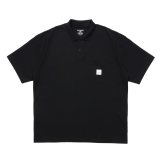 COOTIE PRODUCTIONS/Open End Yarn Error Fit S/S Polo（Black）［エラーフィットポロ-25春夏］