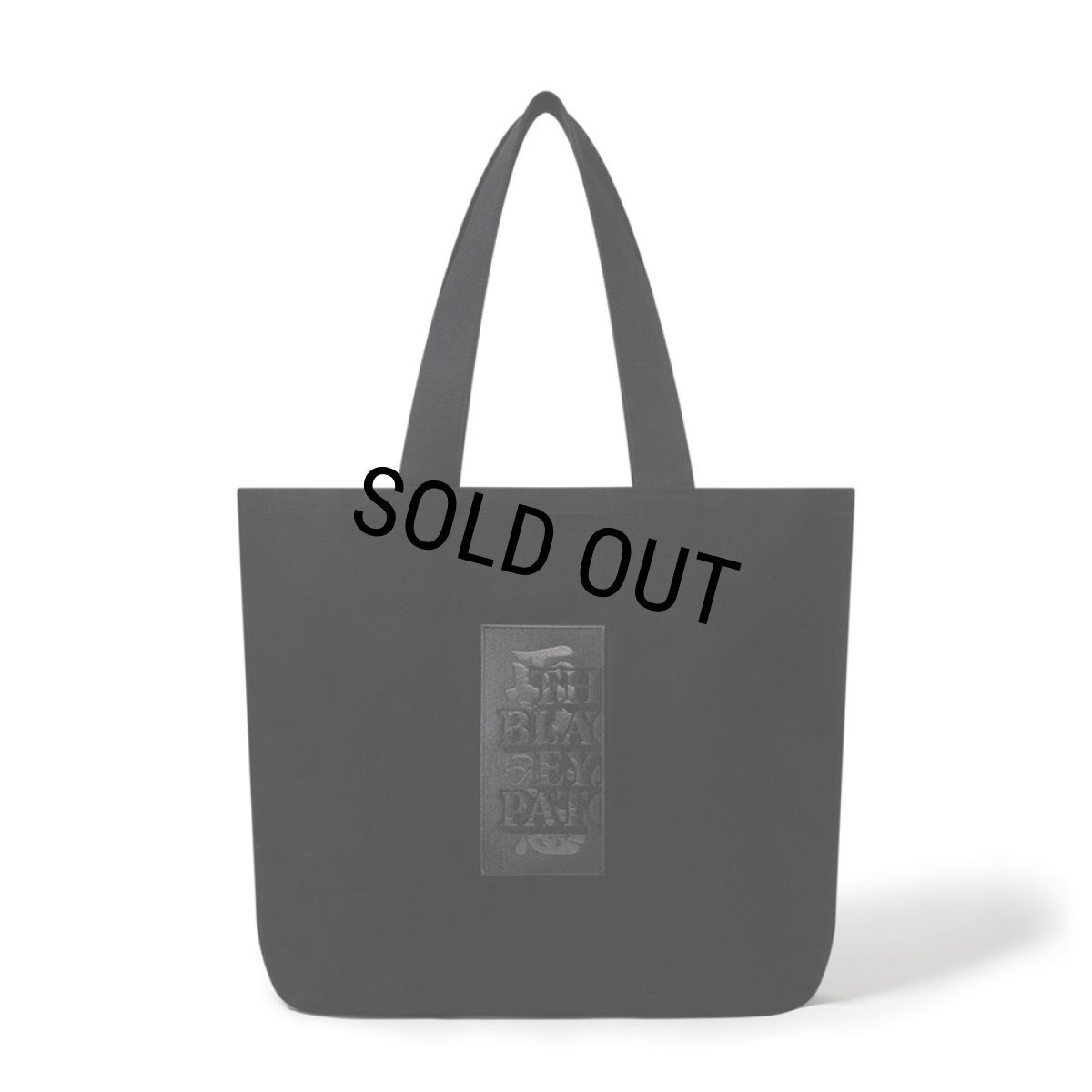 画像1: BlackEyePatch/HWC LABEL TOTE BAG LARGE（BLACK） (1)