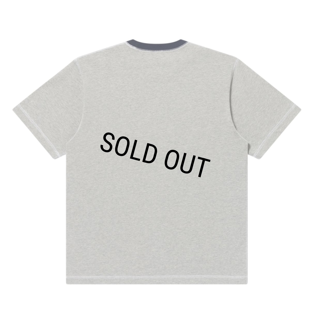 画像2: BlackEyePatch/HERALDIC COLLEGE STITCH TONED TEE（HEATHER GRAY） (2)