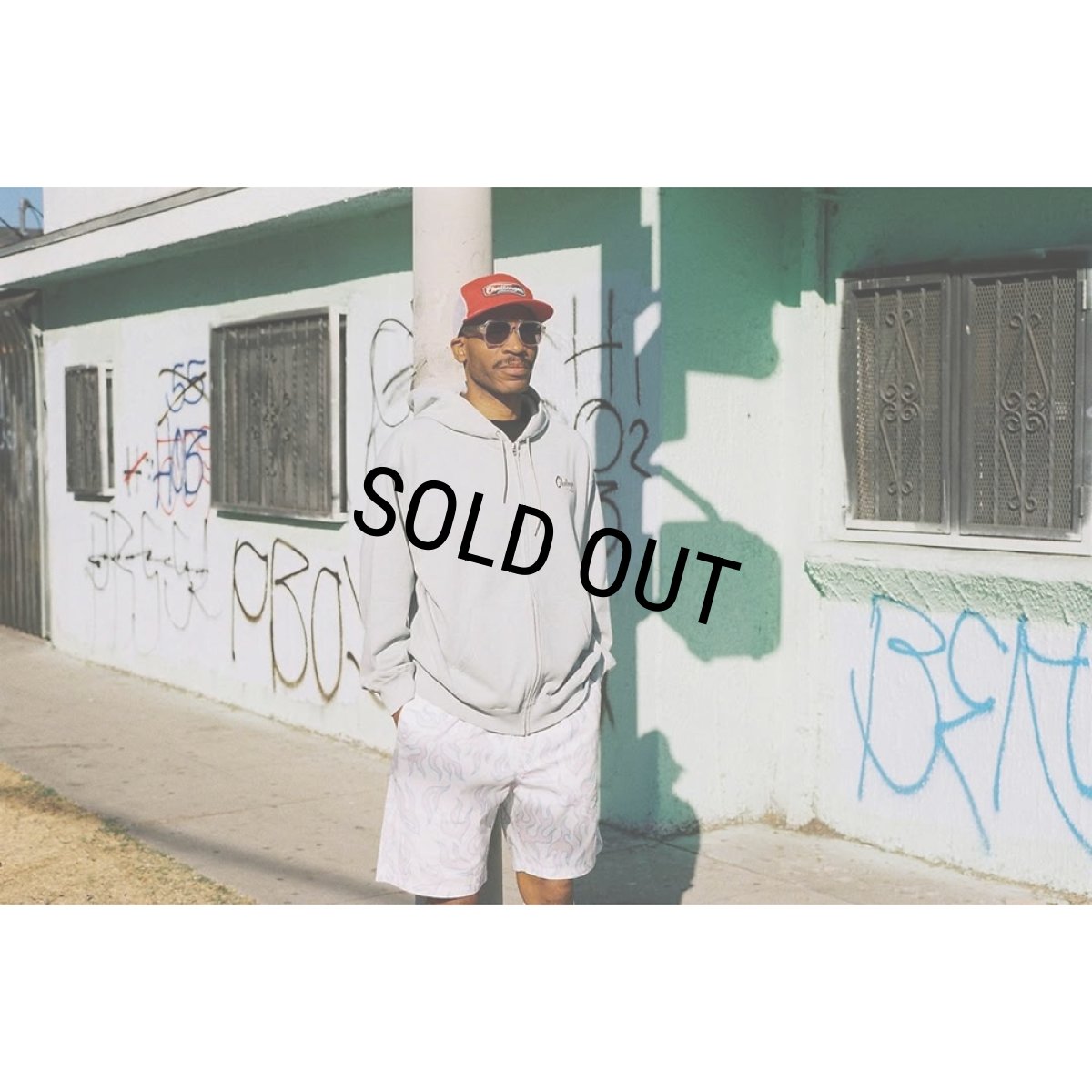 画像3: CHALLENGER/FIRE SHORTS（LT PINK/WHITE）［ファイヤーショーツ-25春夏］ (3)