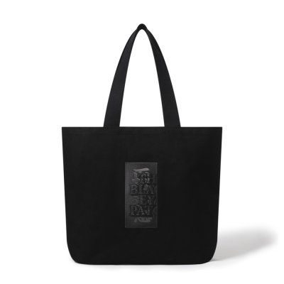 画像1: BlackEyePatch/HWC LABEL TOTE BAG LARGE（BLACK）