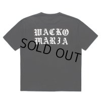 WACKO MARIA/WASHED HEAVY WEIGHT T-SHIRT（BLACK）［プリントT-25春夏］