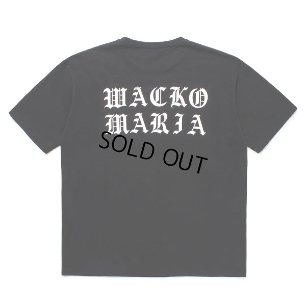 画像1: WACKO MARIA/WASHED HEAVY WEIGHT T-SHIRT（BLACK）［プリントT-25春夏］