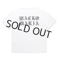 WACKO MARIA/WASHED HEAVY WEIGHT T-SHIRT（WHITE）［プリントT-25春夏］