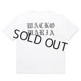 WACKO MARIA/WASHED HEAVY WEIGHT T-SHIRT（WHITE）［プリントT-25春夏］