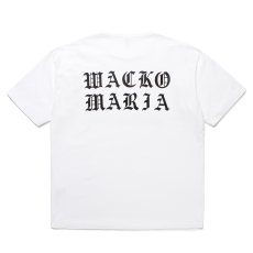 画像1: WACKO MARIA/WASHED HEAVY WEIGHT T-SHIRT（WHITE）［プリントT-25春夏］ (1)