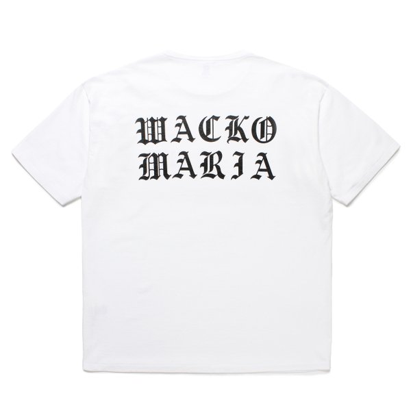 画像1: WACKO MARIA/WASHED HEAVY WEIGHT T-SHIRT（WHITE）［プリントT-25春夏］