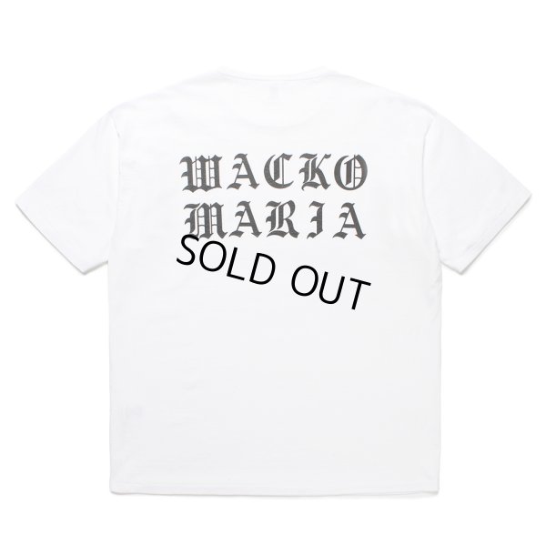 画像1: WACKO MARIA/WASHED HEAVY WEIGHT T-SHIRT（WHITE）［プリントT-25春夏］