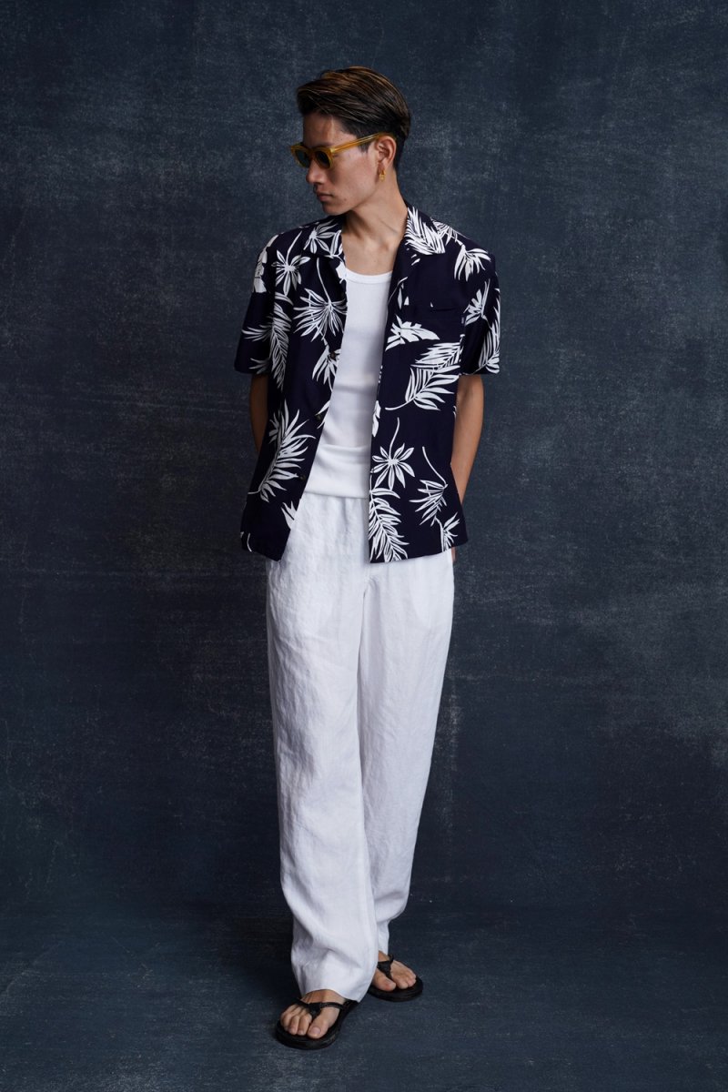 画像9: RATS/ALOHA S/S SHIRT（NAVY）［アロハシャツ-25春夏］ (9)