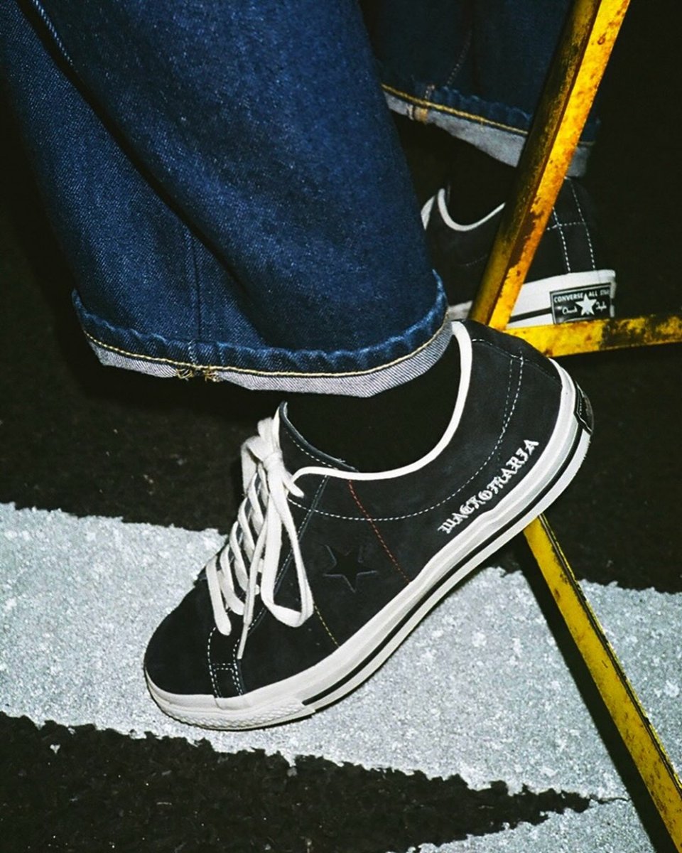画像7: WACKO MARIA/CONVERSE / ONE STAR SUEDE（BLACK）［ワンスタースウェード-25春夏］ (7)