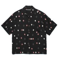WACKO MARIA/DIAMOND HAWAIIAN SHIRT（BLACK）［ダイヤモンドハワイアンシャツ-25春夏］