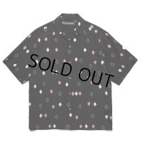 WACKO MARIA/DIAMOND HAWAIIAN SHIRT（BLACK）［ダイヤモンドハワイアンシャツ-25春夏］