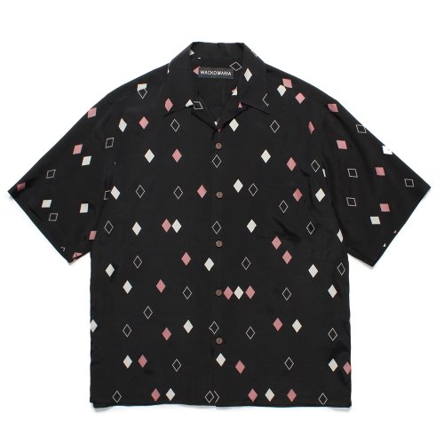 他の写真1: WACKO MARIA/DIAMOND HAWAIIAN SHIRT（BLACK）［ダイヤモンドハワイアンシャツ-25春夏］