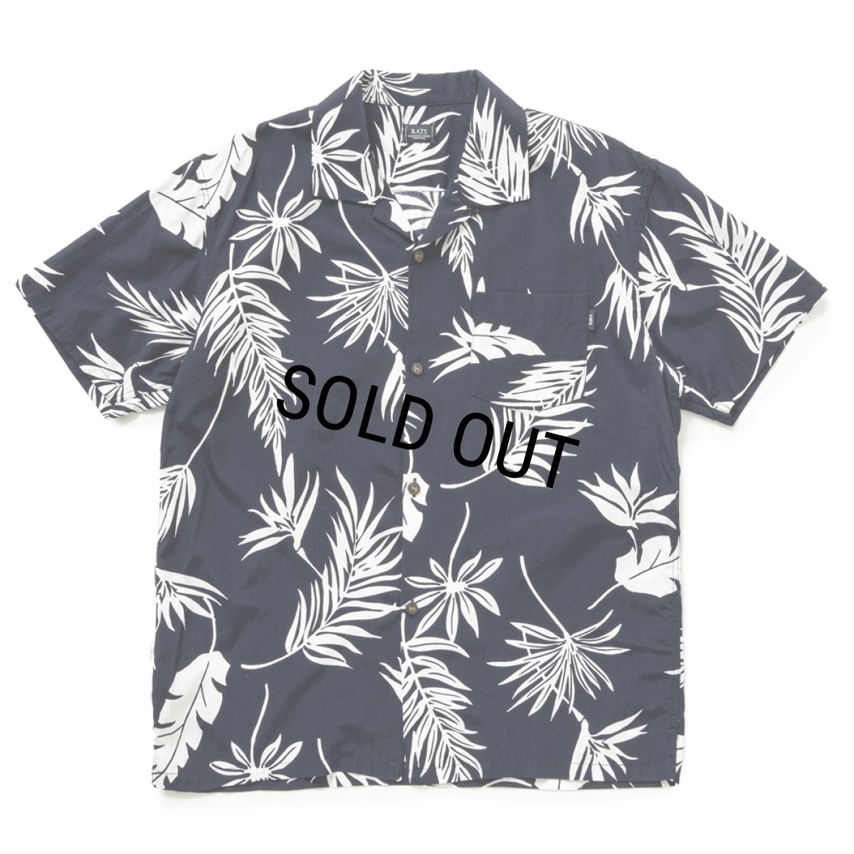 画像1: RATS/ALOHA S/S SHIRT（NAVY）［アロハシャツ-25春夏］ (1)