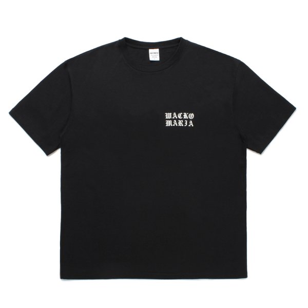 画像2: WACKO MARIA/WASHED HEAVY WEIGHT T-SHIRT（BLACK）［プリントT-25春夏］