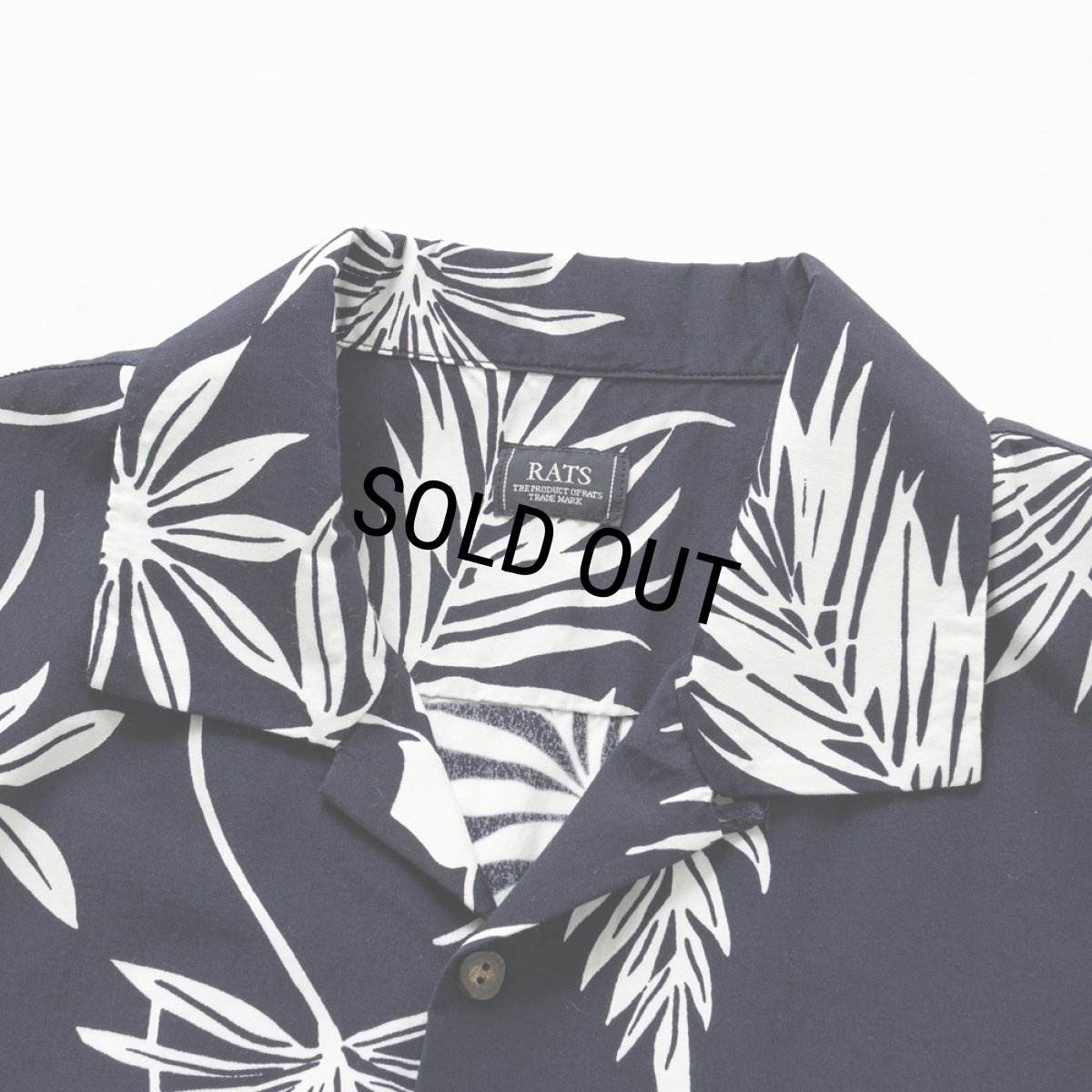 画像3: RATS/ALOHA S/S SHIRT（NAVY）［アロハシャツ-25春夏］ (3)