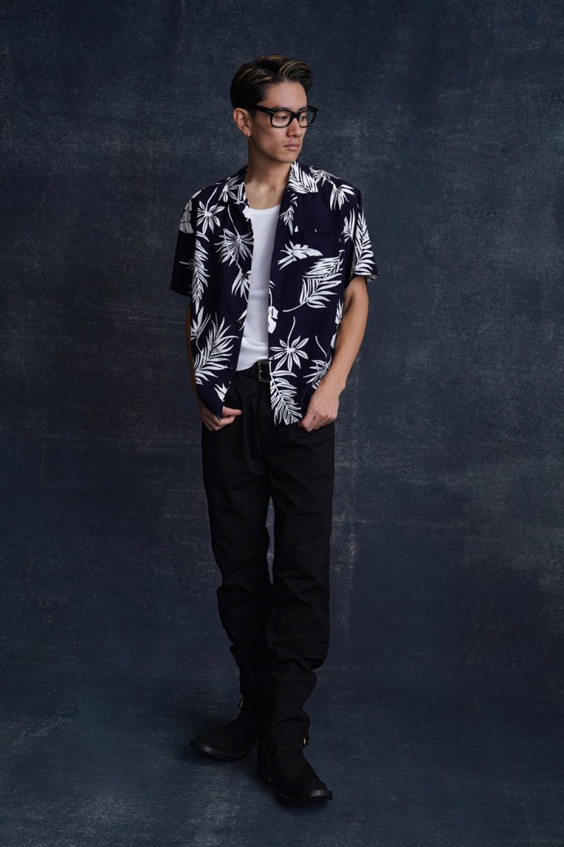 画像8: RATS/ALOHA S/S SHIRT（NAVY）［アロハシャツ-25春夏］ (8)