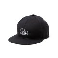 CALEE/EMBROIDERY CALEE TWILL CAP（BLACK/WHITE）［ツイルキャップ-25春夏］