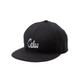 CALEE/EMBROIDERY CALEE TWILL CAP（BLACK/WHITE）［ツイルキャップ-25春夏］