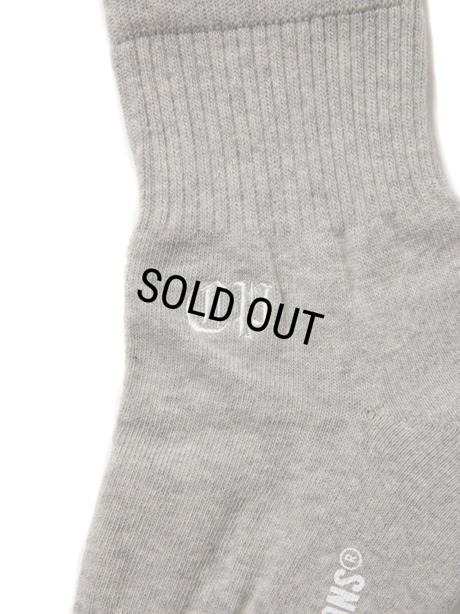画像2: COOTIE PRODUCTIONS/Raza Short Socks（Ash Gray）［ショートソックス-25春夏］ (2)