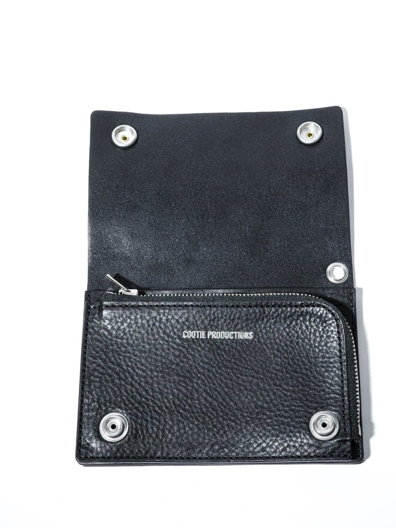 画像2: COOTIE PRODUCTIONS/Leather Trucker Wallet（Grain）［レザートラッカーウォレット-25春夏］