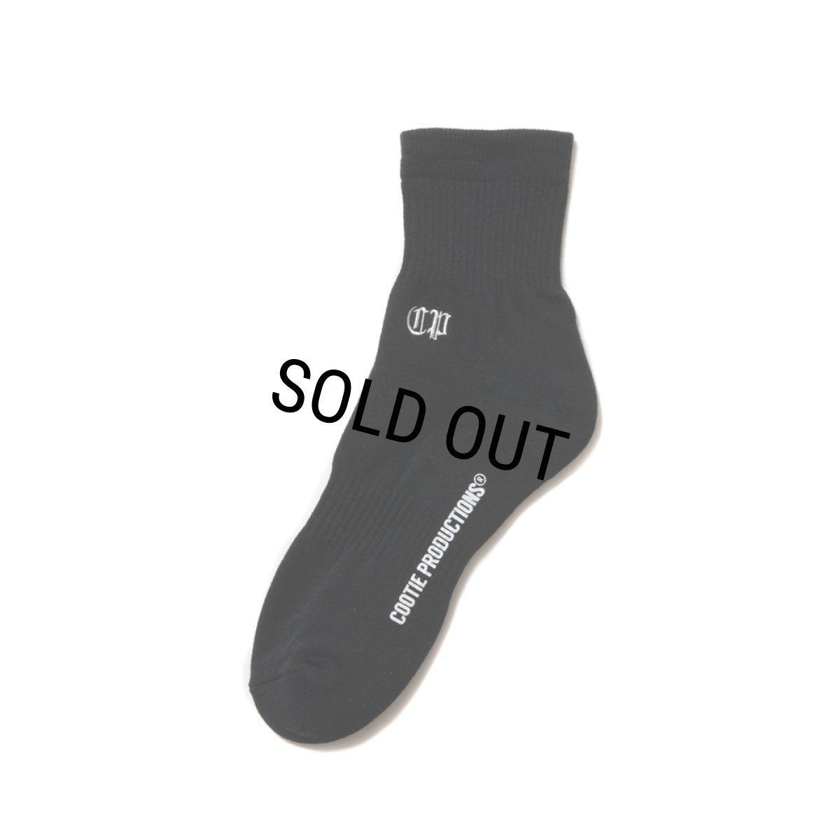 画像1: COOTIE PRODUCTIONS/Raza Short Socks（Black）［ショートソックス-25春夏］ (1)