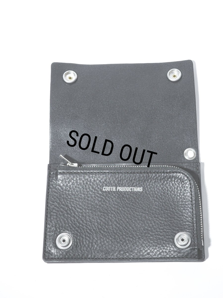 画像2: COOTIE PRODUCTIONS/Leather Trucker Wallet（Grain）［レザートラッカーウォレット-25春夏］ (2)