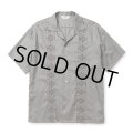 CALEE/VINTAGE TYPE GUAYABERA SH（GRAY）［キューバシャツ-25春夏］