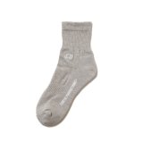 COOTIE PRODUCTIONS/Raza Short Socks（Ash Gray）［ショートソックス-25春夏］